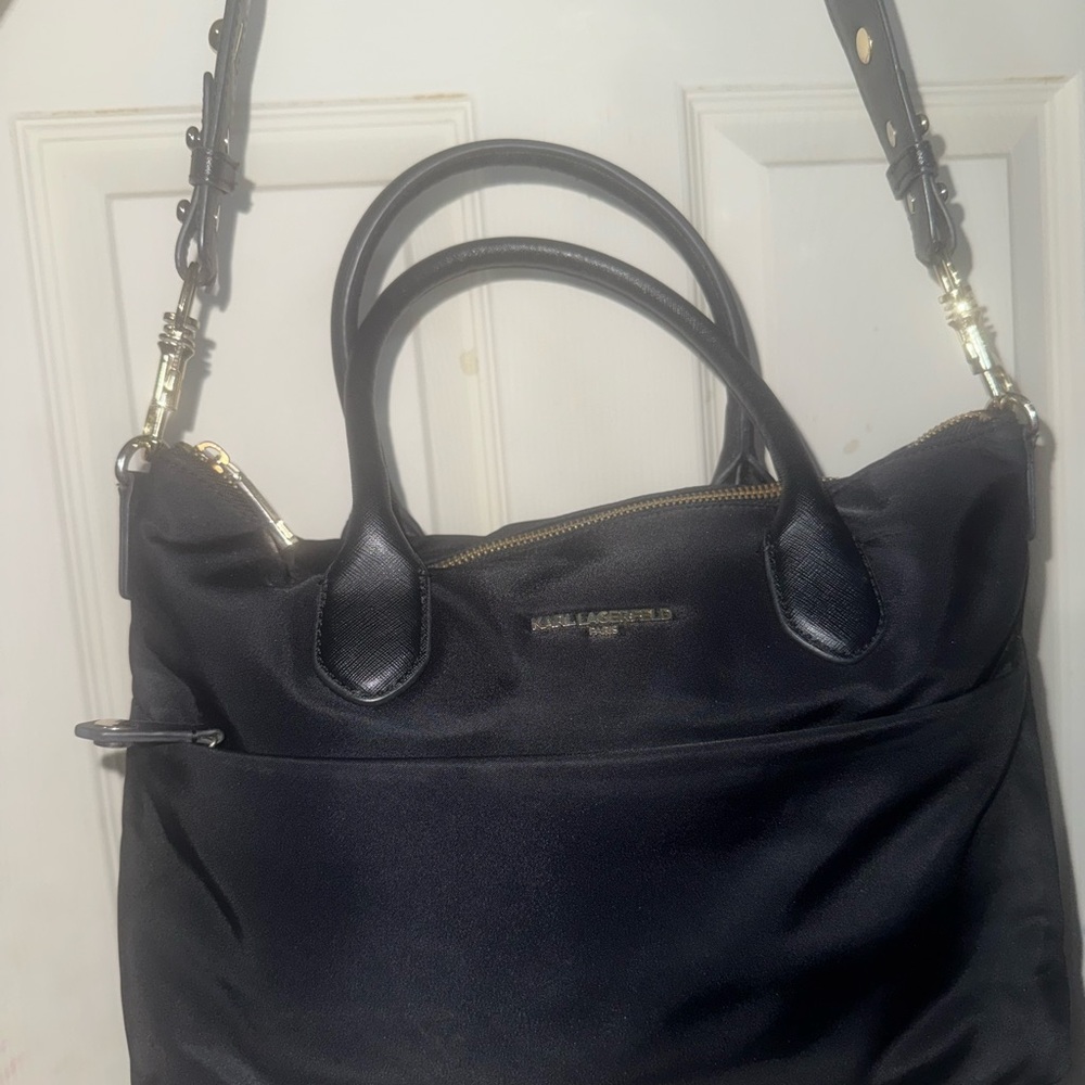Karl Lagerfeld Black Shoulder Bag